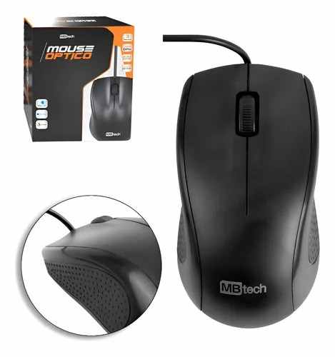 MOUSE OPTICO C/FIO MBTECH 54004